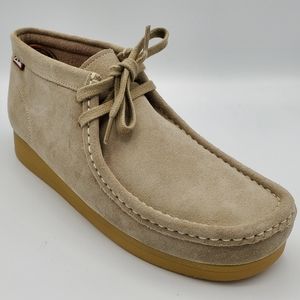 Clarks Stinson Hi, Sand Suede, Mens Size 9